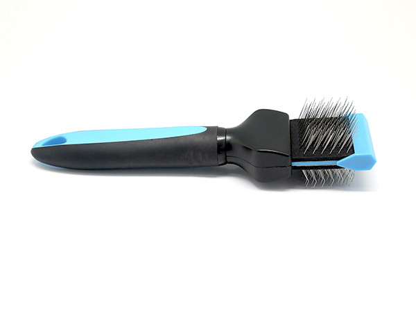 Flexible double slicker brush,small